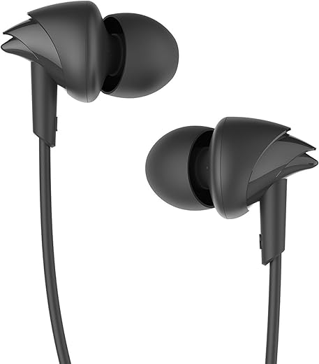 Boat BassHeads 100 in-Ear Headphones with Mic (Black)