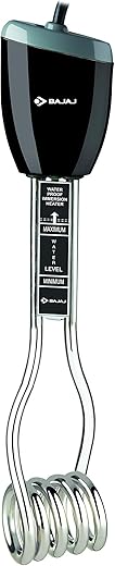 Bajaj Acrylonitrile Butadiene Styrene (Abs) Waterproof 1000 Watts Immersion Rod Heater