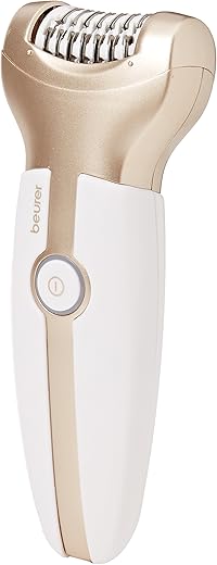 Beurer HL 70 epilator 3 in 1 epilation, shaving and exfoliation all in one device | 42 hypoallergenic tweezers and shaving foil (nickel-free) | Suitable for wet or dry skin | 3 years Warranty., Brown