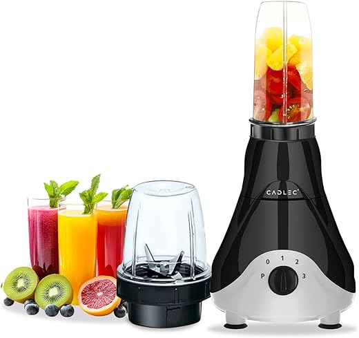 Cadlec Hunk Nutri Copper Juicer Mixer Grinder | 500W Smoothie Maker All-in-1 Juicer & Blender for Juicing, Grinding & Blending | Shockproof ABS Body | 2-Year Warranty