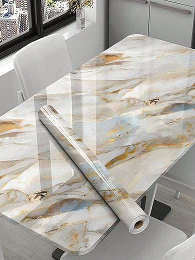 ETASUN Wallpaper Waterproof&oilproof Kitchen Tiles Heat Resistant self Adhesive PVC Flooring Sheets Wall Stickers for Floor Kitchen,Wall,Bedroom, Living Room Wallpaper roll(60x200cm) (1, 57)