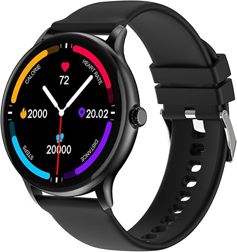 Fire-Boltt Phoenix Pro Smart Watch 1.39 inch Bluetooth Calling, AI Voice Assistant, Metal Body with 120+ Sports Modes, SpO2, Heart Rate Monitoring (Black)