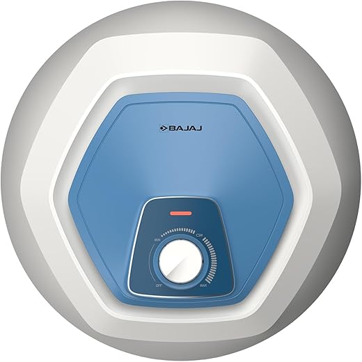 Bajaj Armour Series Contempo 25L Storage Water Heater For Home|5 Star Rated Geyser For Bathroom|Thermo-Knob|Shock Resistant Rust Proof|Child Safety|10-Yr Tank 6-Yr Element 4-Yr Product Warranty|White