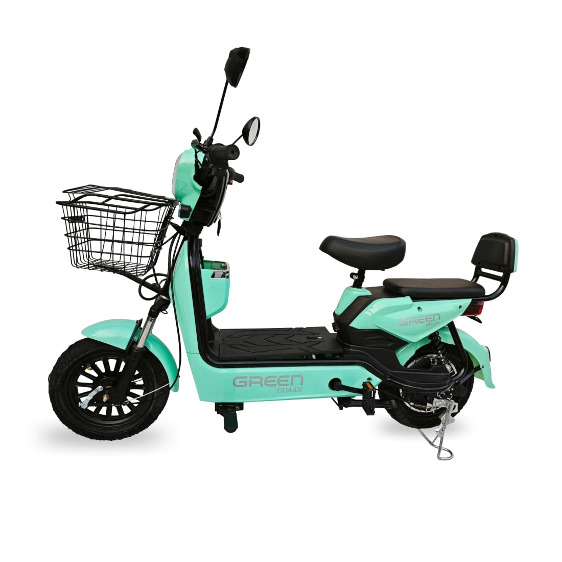 Green Udaan Low Speed Electric Scooter Non RTO 30 KM Range with Portable Charger (Green)