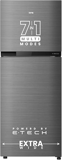 IFB 241L 3 Star Frost Free Advanced Inverter Double Door Refrigerator (Eco Cool IFBFF-2913DBSE, Brush Grey, 7 in 1 Multi Mode with 360 Degree Cooling)