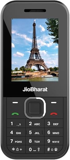 JioBharat B2 4G Keypad Phone with JioTV, JioHotstar, JioSoundPay, JioSaavn, JioPay (UPI), JioChat, JioPhotos Powerful 2000mAh Battery, LED Torch, Digital Camera | Black | Locked for JioNetwork