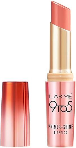 Lakme 9to5 P+S Lipstick SN2 Peachy Vibe