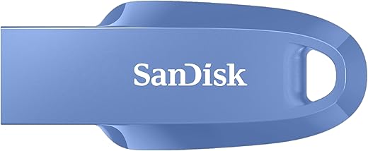 SanDisk Ultra Curve 64GB, USB 3.2, Flash Drive, 100MB/s R, Pendrive, Navy Blue (SDCZ550-064G-I35NB)