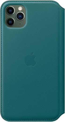 Apple Leather Folio (for iPhone 11 Pro Max) - Peacock
