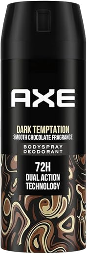 Axe Dark Temptation Long Lasting Deodorant Bodyspray for Men 150 ml