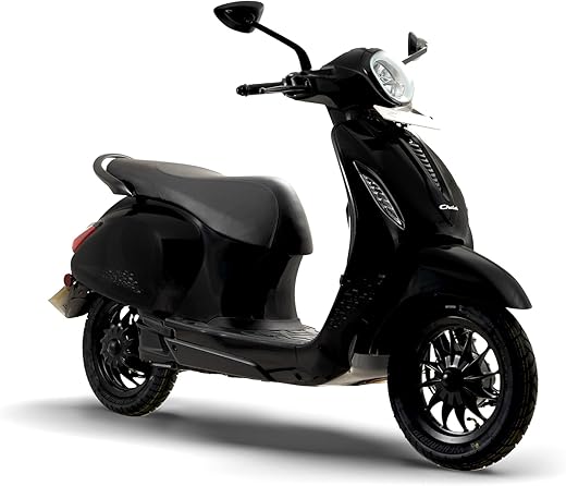 Chetak 3001 by Bajaj Auto High Speed Electric Scooter with charger - Brooklyn Black - Ex-Showroom