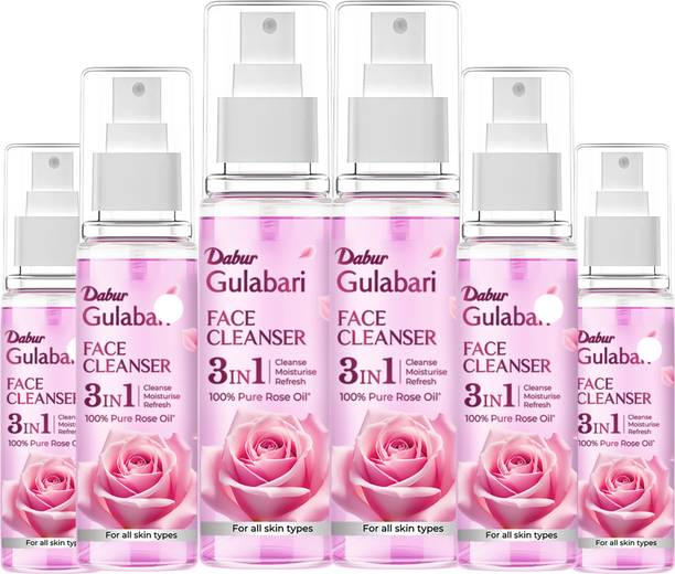 Dabur Gulabari Rose Glow Face Cleanser, Moisturise & Refresh Makeup Remover  (600 ml)