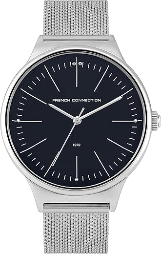 French Connection Analog Men's Watch (Dial Colored Strap)