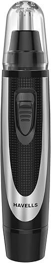 Havells Ne6322 Nose&Ear Hair Trimmer,Battery Operated&Easy To Carry (Black), Unisex