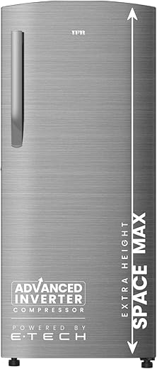 IFB 206L 5 Star Direct Cool Single Door Refrigerator (IFBDC-2325DBSE, Brush Grey, Advanced Inverter Compressor, Extraordinary Storage with Humidity Controller)