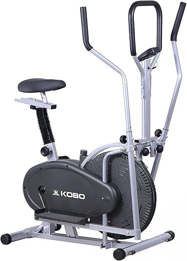 Kobo Multi Function Exercise Bike Elliptical Trainer with Cycling, Cross Trainer