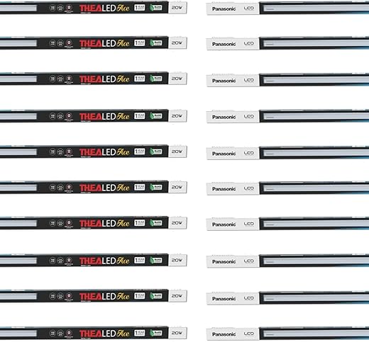 Panasonic 20W TheaLED Batten, 20W Tube light for Living Room & Bedroom, Energy Efficient Batten for Home, 6500K Cool Day Light Batten (Pack of 10)