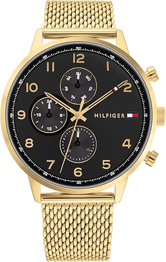 Tommy Hilfiger Multifunction Black Dial Watch for Men-NDTH1791989