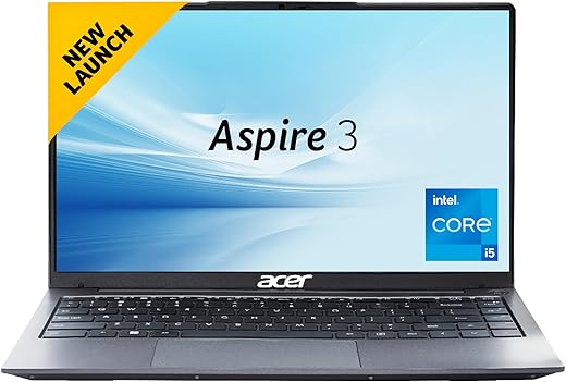 Acer Aspire 3, 13th Gen, Intel Core i5-1334U Processor Laptop with 35.56 cm (14") FHD LED-Backlit IPS Display (16GB RAM/512GB SSD/Intel Graphics/Win11Home) A324-53 Backlit Keyboard Steel Gray 1.45KG