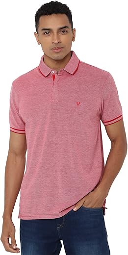 Allen Solly Men Cotton Solid Regular Fit Polo