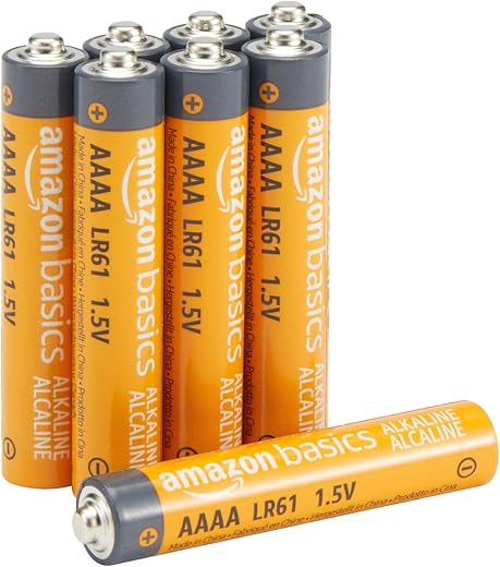 AmazonBasics AAAA Everyday Alkaline Batteries for Stylus (8-Pack) - Appearance May Vary