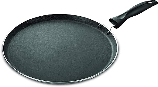 Anjali Nonstick Diamond Classic Dosa Tawa 270mm 3 Layer Coating with Bakelite Handle