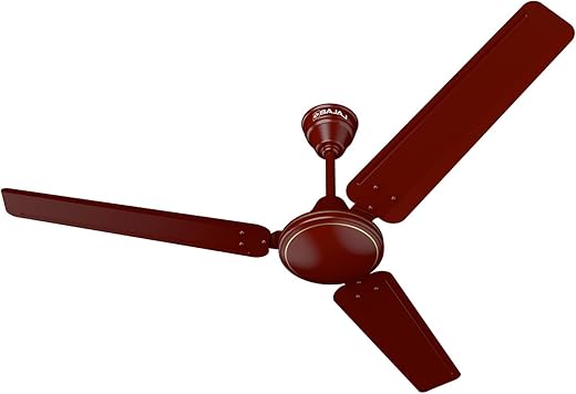 Bajaj Frore Turbo1200 MM (48") 1 Star Rated Ceiling Fans For Home | BEE Star Rated Energy Efficient Ceiling Fan | Rust Free Coating For Long Life | High Air Delivery | 2-Yr Warranty 【Brown】