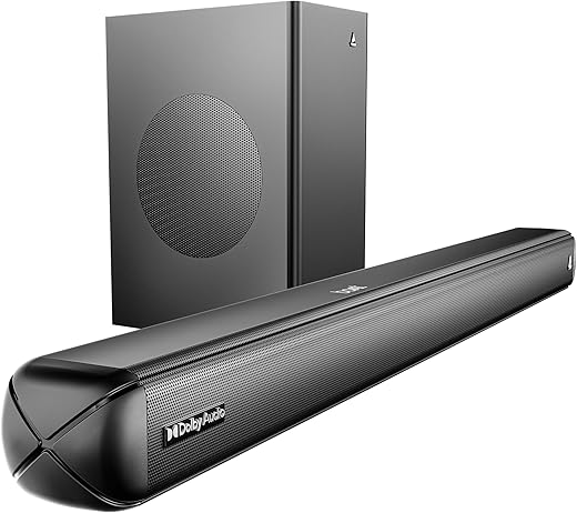 boAt 2025 Launch Aavante 2.1 1600D / Orion Plus, Dolby Audio, 160W Signature Sound, 2.1CH Wired Subwoofer,Multiple Ports & EQ Modes, Bluetooth Sound bar, Home Theatre Soundbar Speaker (Premium Black)