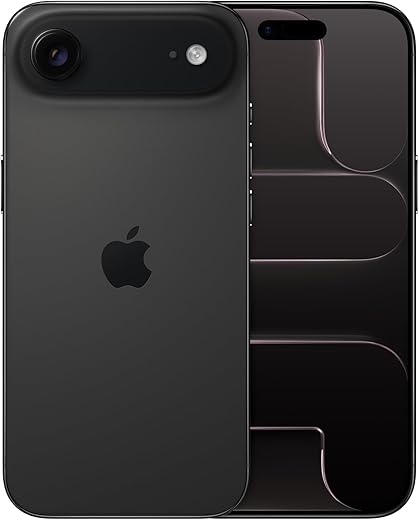 iPhone Air 256 GB: Thinnest iPhone Ever, 16.63 cm (6.5″) Display with Promotion up to 120Hz, Powerful A19 Pro Chip, Center Stage Front Camera, All-Day Battery Life; Space Black