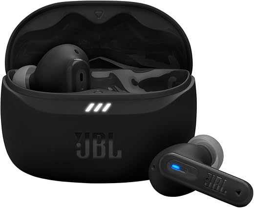 JBL New Launch Tune Beam 2 TWS, ANC Earbuds, 48Hr Playtime,Dual Connect, Ambient Aware, Relax Mode, Customized EQ with Headphones App, 6 Mics for Clear Calls, Spatial Sound, Personi-Fi 3.0 (Black)