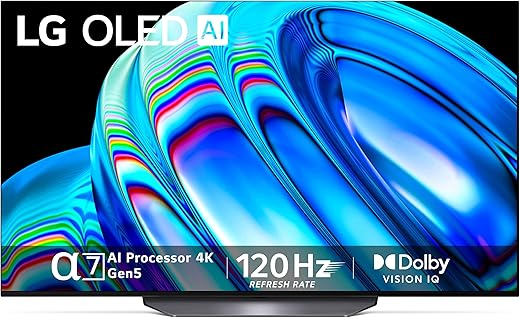 LG 139 cm (55 inches) 4K Ultra HD Smart OLED TV 55B2PSA (Black)