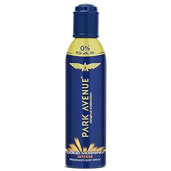 Park Avenue Liquid for Good Morning Intense NO GAS Perfume For Men Fresh Long Lasting Fragrance 130ml, Blue