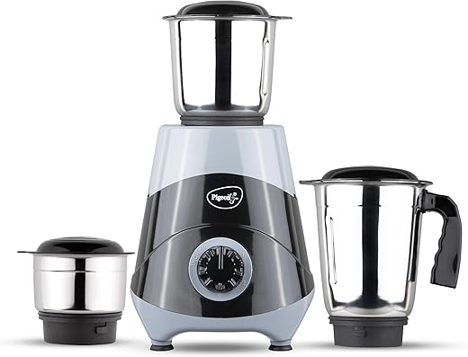Pigeon by Stovekraft Mix Master Mixer Grinder for Kitchen | 500 Watts | 3 MultiPurpose Jars for Juicing | Chutney Making | Dry Grinding | Wet Grinding | Mincing | Blender|Mixer | 2Year Warranty