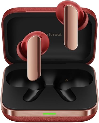 realme Buds Air 7 Pro with Ai Live Translation,11mm+6mm Dual-dac Driver,48 Hrs Play Time,Fast Charge,53 dB ANC,LHDC,45Ms Low Latency,360° Spatial Audio,IP55 Dust & Water Resistant,BT 5.4(Fiery Red)