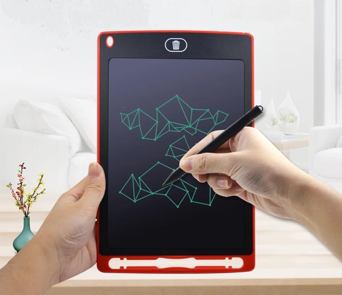 VGRASSP LCD Writing Pad Tablet Toy Cum Slate with Stylus for Kids (Multicolor, Colour As Per Stock) (8.5")