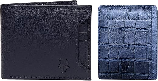 WildHorn Blue Leather Men's Wallet (699710)
