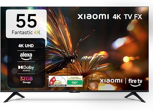 Xiaomi 138 cm (55 inch) FX Ultra HD 4K Smart LED Fire TV L55MB-FIN
