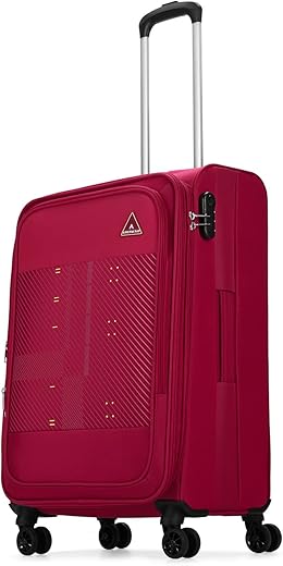 Aristocrat Duralite Trolley Bag, 68Cm | Combination Lock | 8 Wheels | 5 Years International Warranty