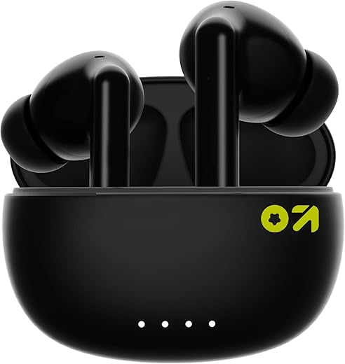 Boult GOBOULT (Formerly W20 Truly Wireless in Ear Earbuds with 40H Playtime, Zen™ ENC Mic, 45ms Low Latency, 13mm Bass Drivers, Type-C Fast Charging, Touch Controls, IPX5 Ear Buds TWS (Space Black)
