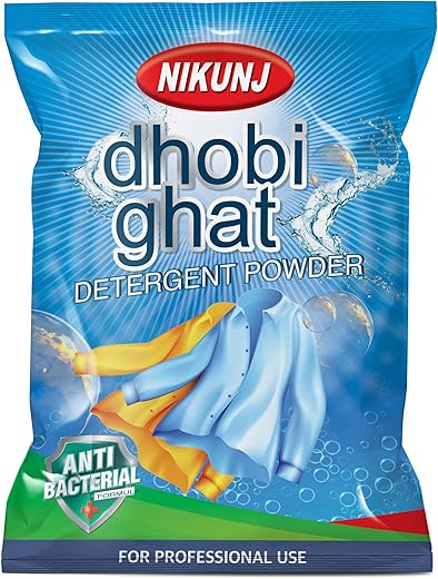 Dhobighat Detergent Powder - 10 Kg Mega Pack | All in One Cleaner | All Purpose Floor, Clothes, Industrial Specialist | Home and Commercial Use