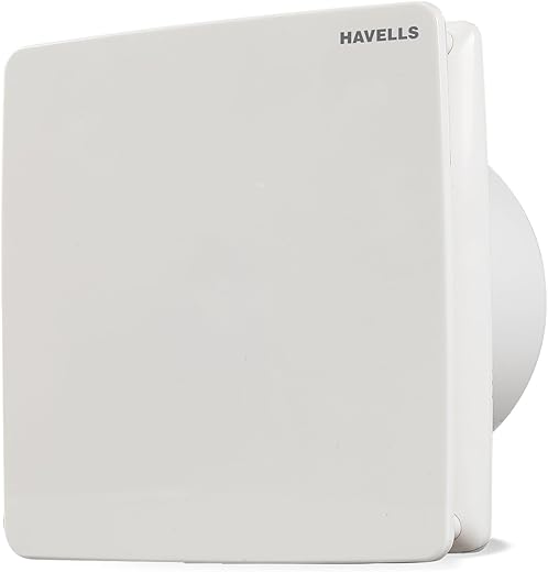 Havells 150mm Ventil Air ZX Exhaust Fan | Strong Air Suction, Rust Proof Body and Dust Protection Shutters | Suitable for Bathroom, Kitchen & Office, 2 Year Warranty | (Pack of 1, White)