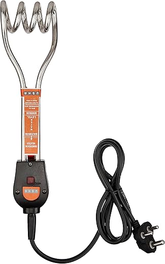 Usha IH2415 1500 Watts Immersion Heater (Silver), Copper