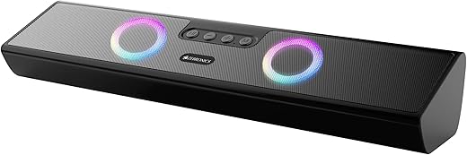ZEBRONICS Astra 35, Portable Bluetooth Speaker, 16 Watts, Upto 8h Backup, Dual Drivers + Dual Passive Radiators, Call Function, Bluetooth v5.3 | USB | mSD| AUX, TWS, RGB LED