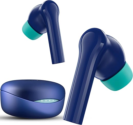 Mivi DuoPods Maxx TWS [New Launch], 13mm Bass Drivers, 50 Hrs Playtime, HD Call Clarity with AI-ENC, Gaming Mode, BT v5.3, Swift Type-C Charging, Made in India Earbuds