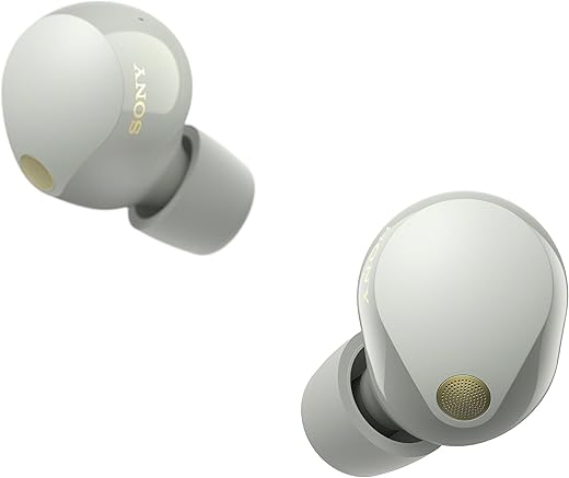 Sony WF-1000XM5 Best Active Noise Cancelling Wireless Bluetooth Earbuds with Mic, TWS, Up to 36 Hours Battery Life - Silver