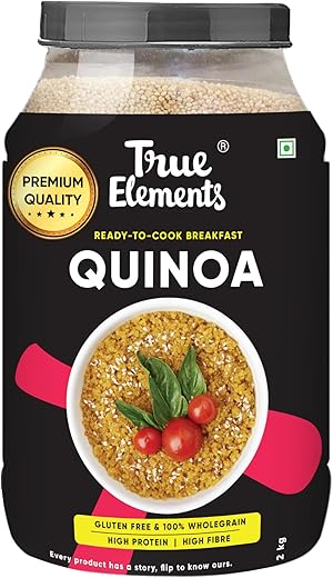 True Elements Certified Quinoa 2kg - Healthy Food | Diet Food | Quinoa Seeds