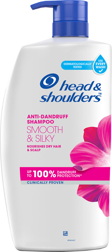 HEAD & SHOULDERS Smooth & Silky Anti Dandruff Shampoo for Softer and Smoother Hair
