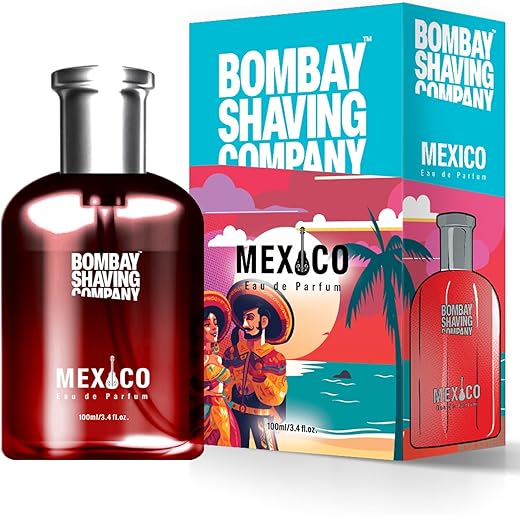 Bombay Shaving Company Mexico Perfume for Men | Woody Long Lasting Fragrance | Eau de Parfum | Gift for Men | Gift for Husband | Gift for Boyfriend | 100ml