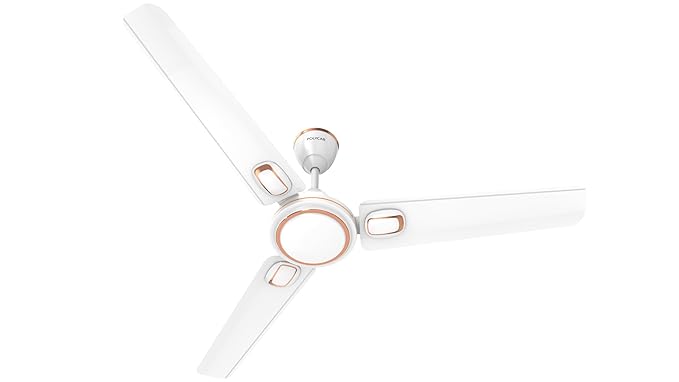 Polycab Superb Plus 1200mm Star Rated Ceiling Fan For Home | High Speed & Air Flow, 100% Copper | Saves up to 33% Electricity | 2 years warranty【Snow White】