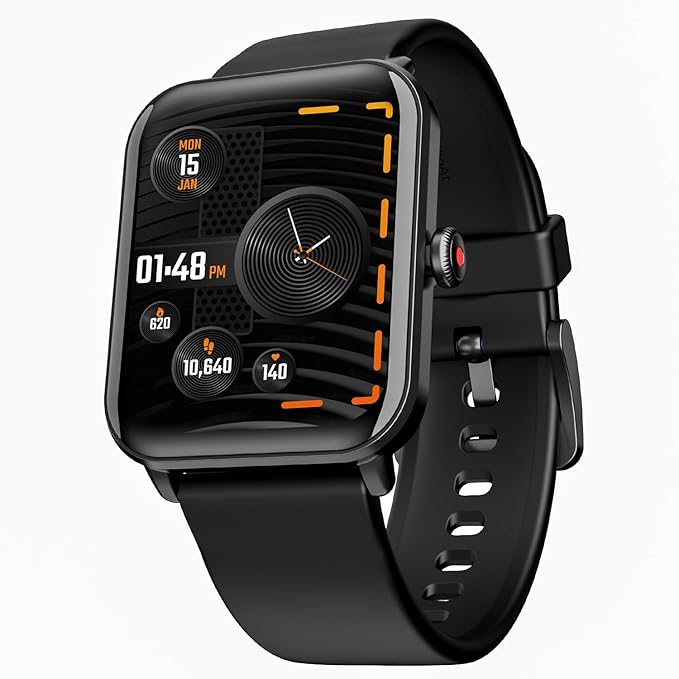 boAt Wave Fury Smart Watch(Active Black)